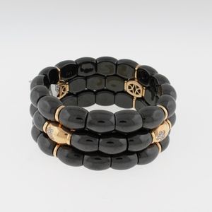 Adamas Ceramic and Diamond Bracelet
